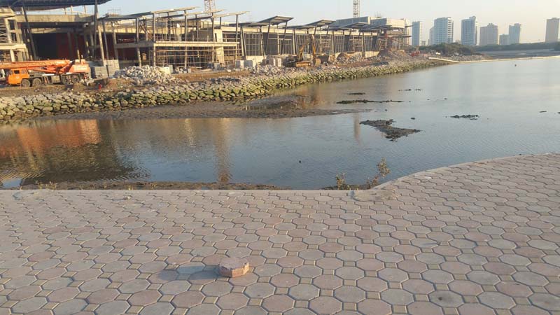 Manar Mall Shoreline Protection – Lagoon Dredging & Protection Site Execution